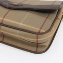 BURBERRY Nova Check Shoulder Bag Canvas 2 Set Beige Auth ka335-16