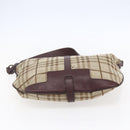 BURBERRY Nova Check Shoulder Bag Canvas 2 Set Beige Auth ka335-6