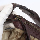 BURBERRY Nova Check Shoulder Bag Canvas 2 Set Beige Auth ka335-8