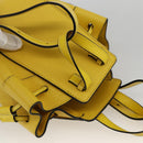 LOEWE Hammock Hand Bag Leather 2way Yellow Auth ka3350SAM-6