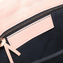 BALENCIAGA Metallic Edge Classic Envelope Bag Leather Pale Orange Auth ka3352-17