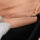 BALENCIAGA Metallic Edge Classic Envelope Bag Leather Pale Orange Auth ka3352-12
