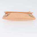 BALENCIAGA Metallic Edge Classic Envelope Bag Leather Pale Orange Auth ka3352-6