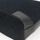 GUCCI GG Canvas Shoulder Bag Black Gold 001 4204 3444 Auth ka3355A-9