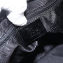 GUCCI GG Canvas Shoulder Bag Black Gold 001 4204 3444 Auth ka3355A-17
