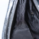 GUCCI GG Canvas Shoulder Bag Black Gold 001 4204 3444 Auth ka3355A-19