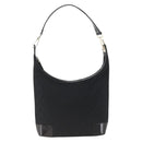 GUCCI GG Canvas Shoulder Bag Black Gold 001 4204 3444 Auth ka3355A-13