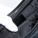 GUCCI GG Canvas Shoulder Bag Black Gold 001 4204 3444 Auth ka3355A-12