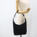 GUCCI GG Canvas Shoulder Bag Black Gold 001 4204 3444 Auth ka3355A-22