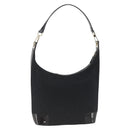 GUCCI GG Canvas Shoulder Bag Black Gold 001 4204 3444 Auth ka3355A-2