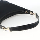 GUCCI GG Canvas Shoulder Bag Black Gold 001 4204 3444 Auth ka3355A-7