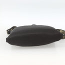 FENDI Shoulder Bag Leather Brown Silver Auth ka3356A-9