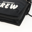 BALENCIAGA Shoulder Bag Nylon Black 532298 Auth ka3358-9