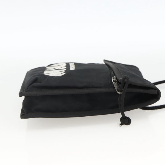BALENCIAGA Shoulder Bag Nylon Black 532298 Auth ka3358