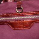 LOUIS VUITTON Vernis Wilshire MM Hand Bag Rouge Favist M91646 LV Auth ka3359-18