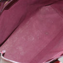 LOUIS VUITTON Vernis Wilshire MM Hand Bag Rouge Favist M91646 LV Auth ka3359-11