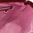 LOUIS VUITTON Vernis Wilshire MM Hand Bag Rouge Favist M91646 LV Auth ka3359-19