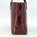 LOUIS VUITTON Vernis Wilshire MM Hand Bag Rouge Favist M91646 LV Auth ka3359-4