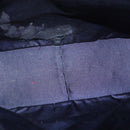 FENDI Zucchino Canvas Tote Bag Navy Silver Auth ka336-11