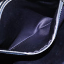 FENDI Zucchino Canvas Tote Bag Navy Silver Auth ka336-22