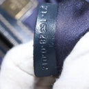 FENDI Zucchino Canvas Tote Bag Navy Silver Auth ka336-12