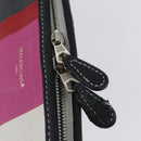 BALENCIAGA Clutch Bag Leather Multicolor Silver 443658 Auth ka3360-9