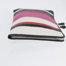 BALENCIAGA Clutch Bag Leather Multicolor Silver 443658 Auth ka3360-3