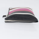 BALENCIAGA Clutch Bag Leather Multicolor Silver 443658 Auth ka3360-4