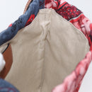 LOEWE Anagram Paula's Ibiza Drawstring Shoulder Bag Canvas Blue Auth ka3363M-20
