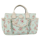GUCCI Hand Bag Canvas Light Blue Auth ka3365-13