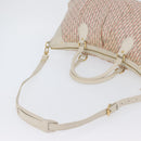 LOUIS VUITTON Mini Lin Marina GM Bag Croisette 2way Pink M95493 LV Auth ka3367A-9
