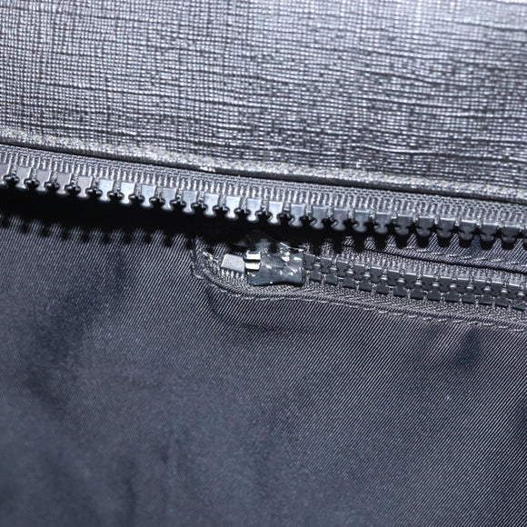 GUCCI Tote Bag PVC Black 162785 Auth ka3368