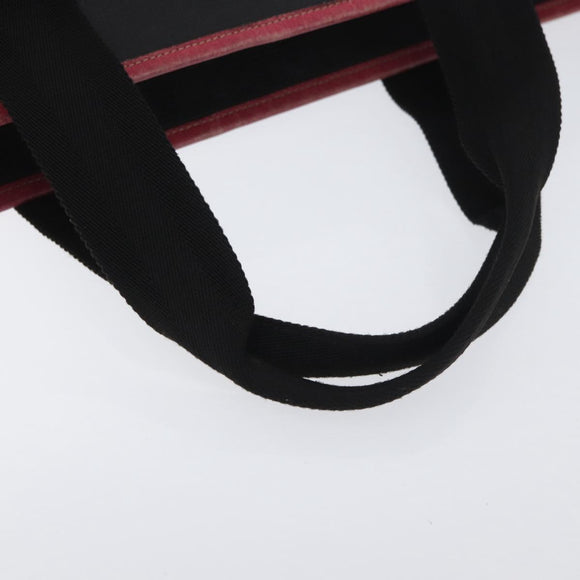 GUCCI Tote Bag PVC Black 162785 Auth ka3368