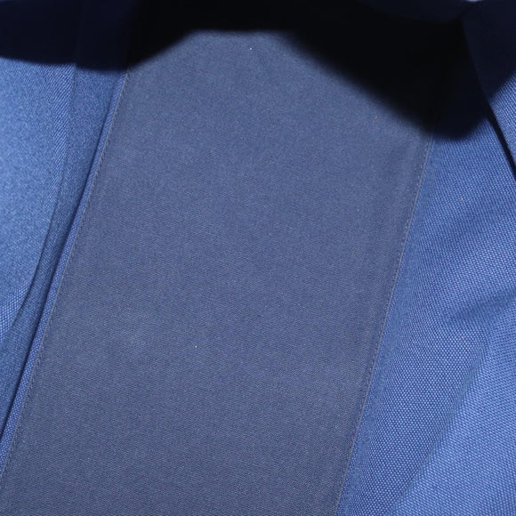 HERMES Chouveau En Tote Bag Canvas Blue Auth ka3369A