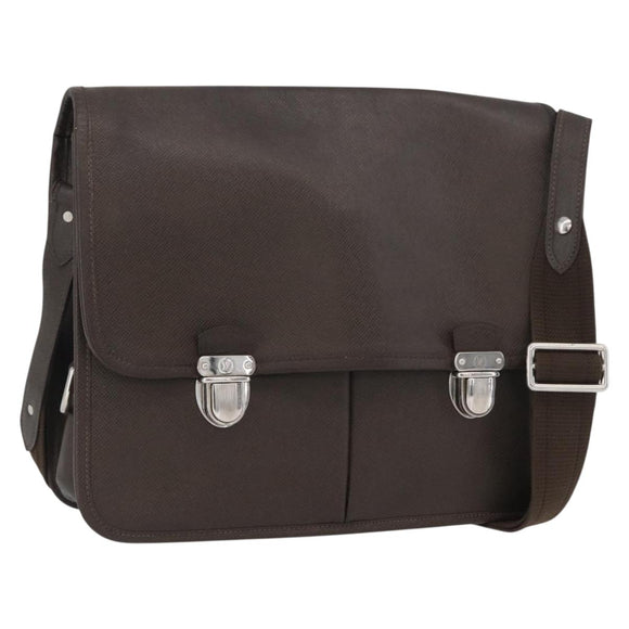 LOUIS VUITTON Taiga Alexei Shoulder Bag Grizzly M32478 LV Auth ka3370