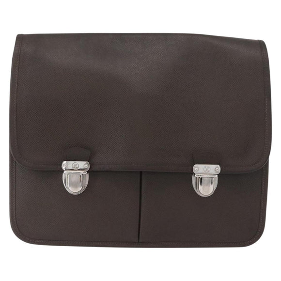 LOUIS VUITTON Taiga Alexei Shoulder Bag Grizzly M32478 LV Auth ka3370