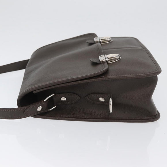 LOUIS VUITTON Taiga Alexei Shoulder Bag Grizzly M32478 LV Auth ka3370