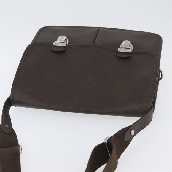LOUIS VUITTON Taiga Alexei Shoulder Bag Grizzly M32478 LV Auth ka3370