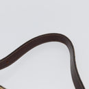 FENDI Zucchino Canvas Mamma Baguette Shoulder Bag Beige Gold Auth ka3373V-8