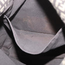 FENDI Zucchino Canvas Shoulder Bag Brown Silver Auth ka3374-11