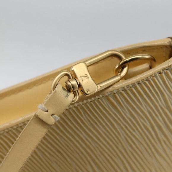 LOUIS VUITTON Epi Pochette Accessoires Pouch Vanilla M5294A LV Auth ka3379A