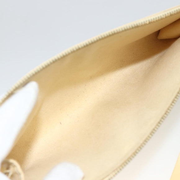 LOUIS VUITTON Epi Pochette Accessoires Pouch Vanilla M5294A LV Auth ka3379A