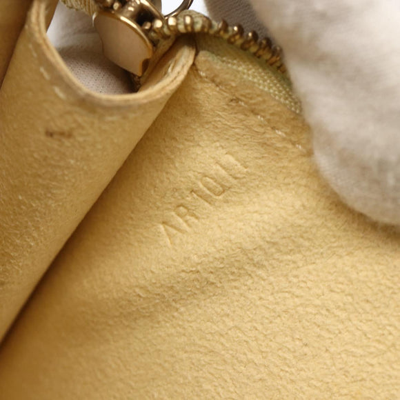 LOUIS VUITTON Epi Pochette Accessoires Pouch Vanilla M5294A LV Auth ka3379A