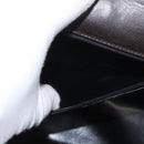Salvatore Ferragamo Gancini Shoulder Bag Leather Brown Gold Auth ka3381-24