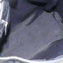 Salvatore Ferragamo Gancini Tote Bag Canvas Black Silver Auth ka3385-11