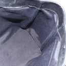 Salvatore Ferragamo Gancini Tote Bag Canvas Black Silver Auth ka3385-17