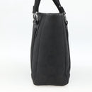 Salvatore Ferragamo Gancini Tote Bag Canvas Black Silver Auth ka3385-4