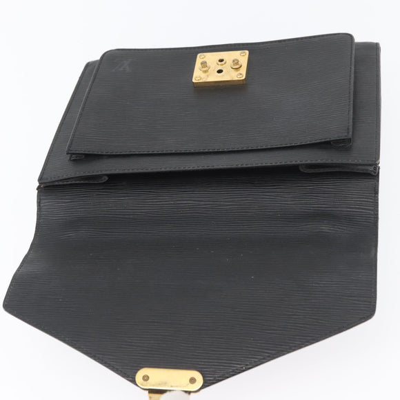 LOUIS VUITTON Epi Monceau 28 Hand Bag Black M52122 LV Auth ka3386