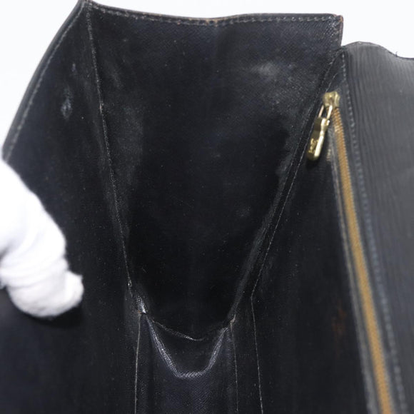 LOUIS VUITTON Epi Monceau 28 Hand Bag Black M52122 LV Auth ka3386