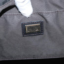 FENDI Zucchino Canvas Tote Bag Black Gold Auth ka3387-17